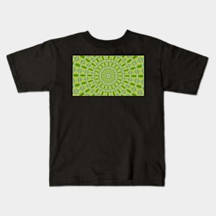 Green is Great kaleidoscope Kids T-Shirt